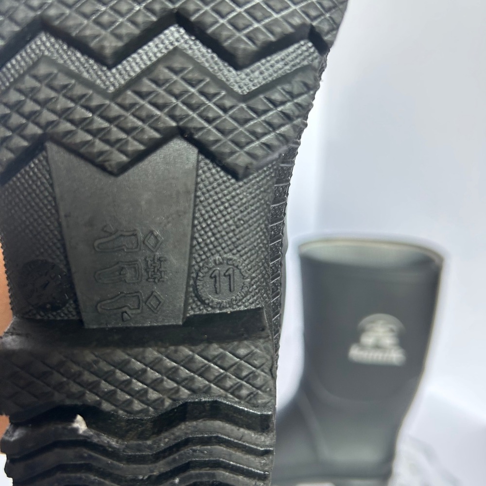 Kamik Kids Black Rain Boots Size 11 Childrens Waterproof - Picture 5 of 6